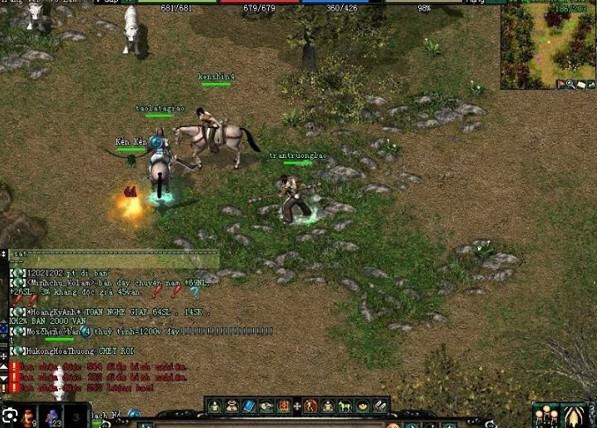 Map train 2x (cấp 20 đến 29) Kiếm hiệp cày chay